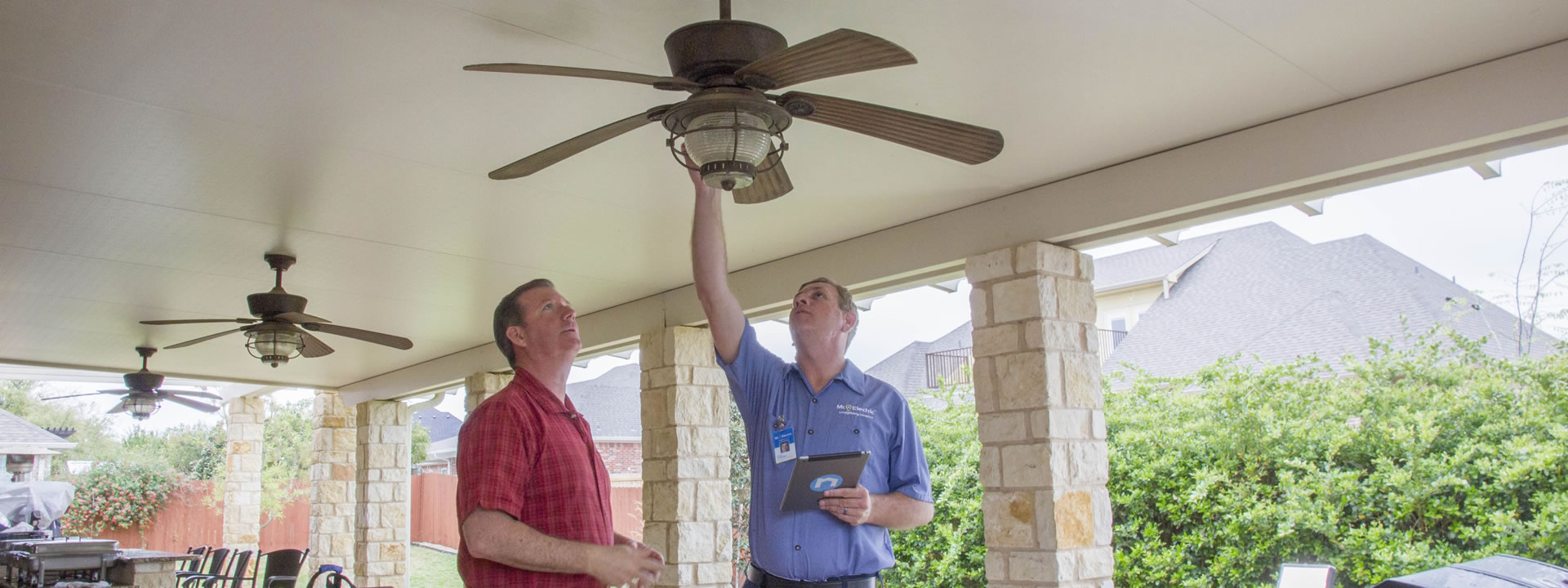 Ceiling Fan Installation in Tomball